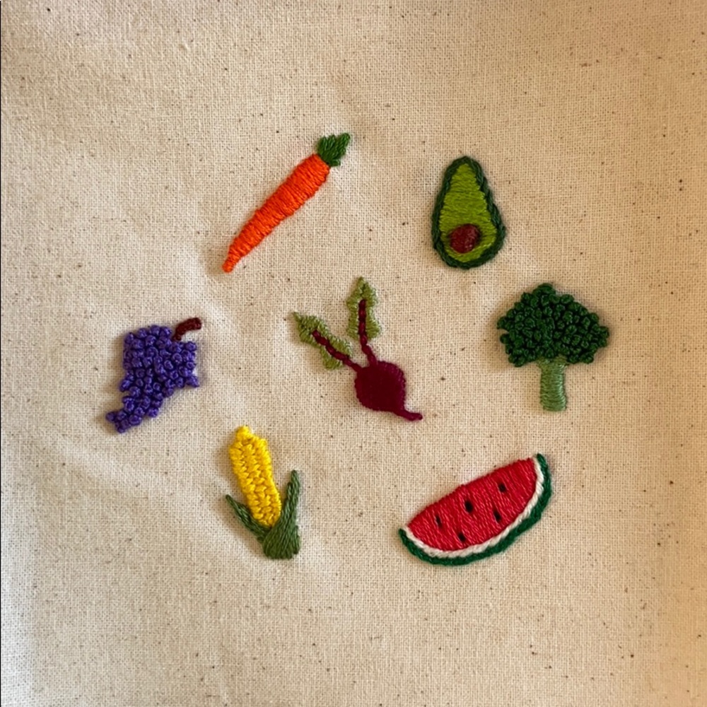 🍉CUSTOMIZED Hand Embroidered Tote Bag - Picture 8 of 16